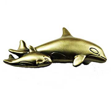 Sierra Lifestyles Orca Pull in Antique Brass