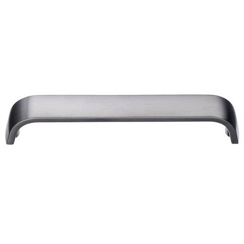 Smedbo Design Modern 3 3/4" Centers Curved Pull in Brushed Chrome