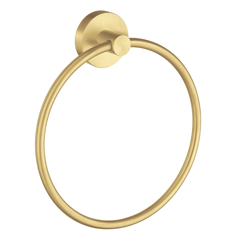 Smedbo Towel Ring in Brushed Brass