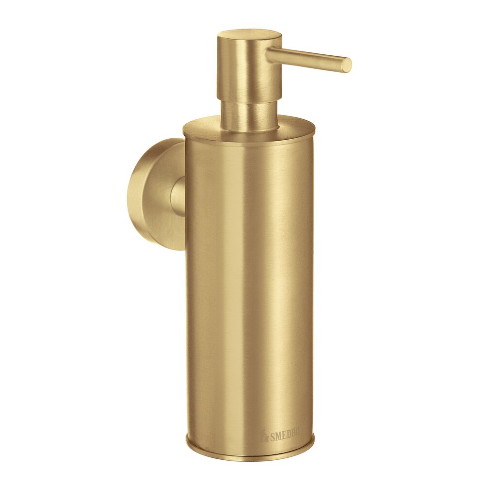 Smedbo Lotion/Soap Dispenser in Brushed Brass