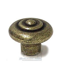 Smedbo Knobs Swirl Knob in Antique Brass