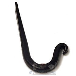 Smedbo 2 7/8" Rustic Single Hook in Wrought Iron