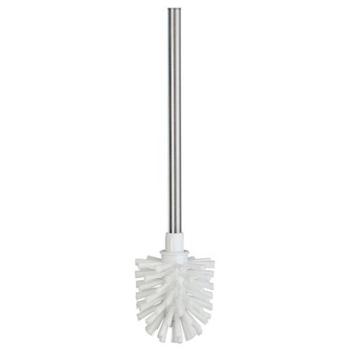 Smedbo Xtra Solid Brass Spare Toilet Brush with Handle in Brushed Stainless Steel