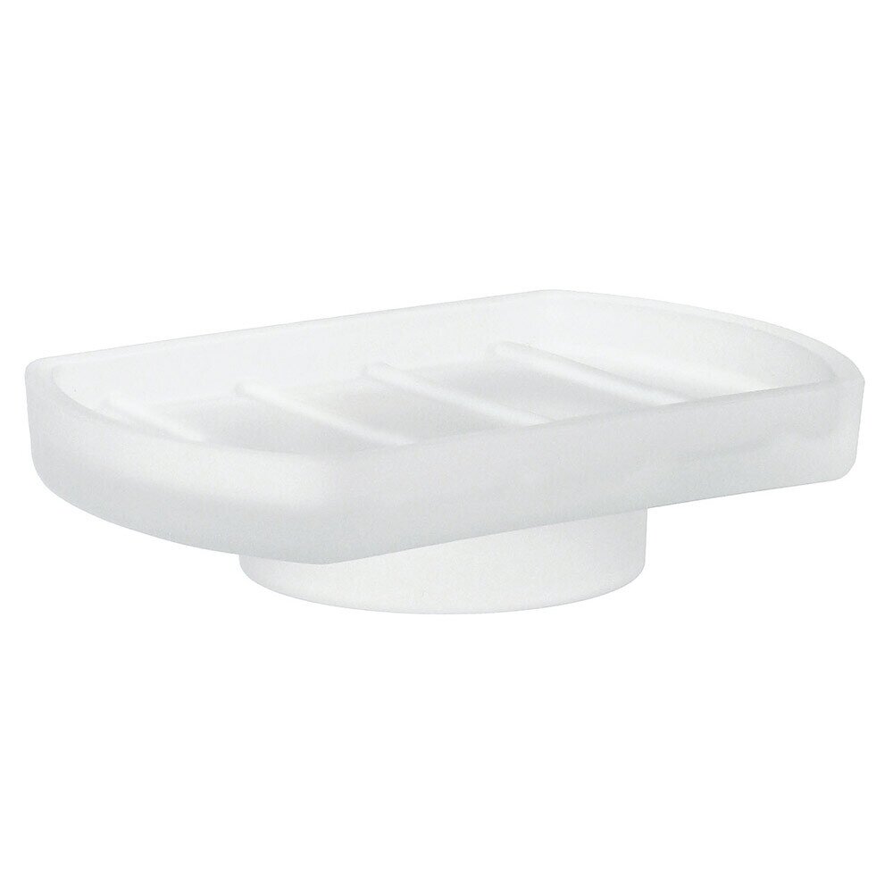 Smedbo Frost Glass Only Soap Dish in Frosted Glass