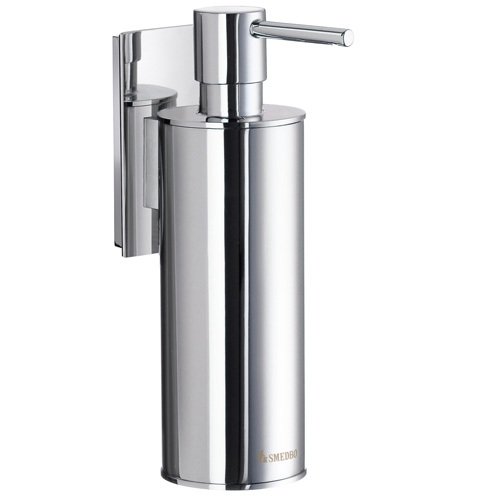 Smedbo Wall Mounted Soap Dispenser in Polished Chrome