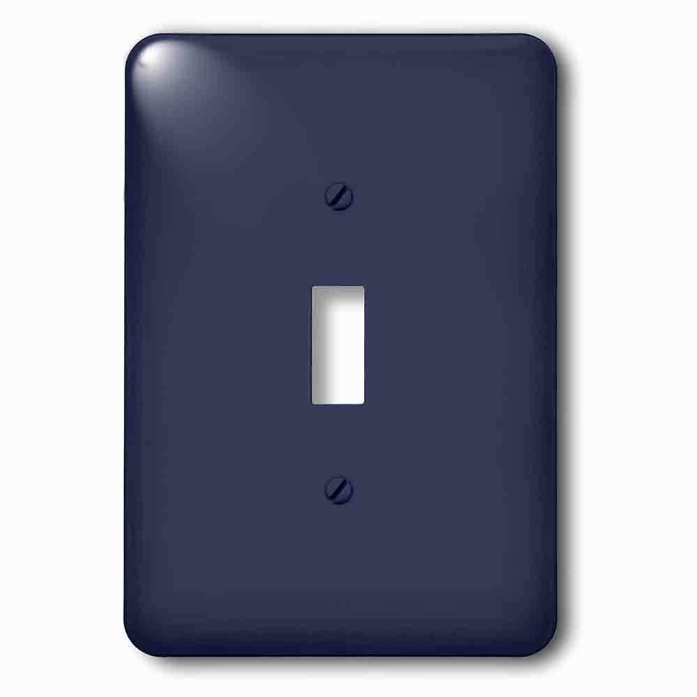 Jazzy Wallplates Single Toggle Wallplate With Image Of Patriot Blue A Dark Blue For Summer