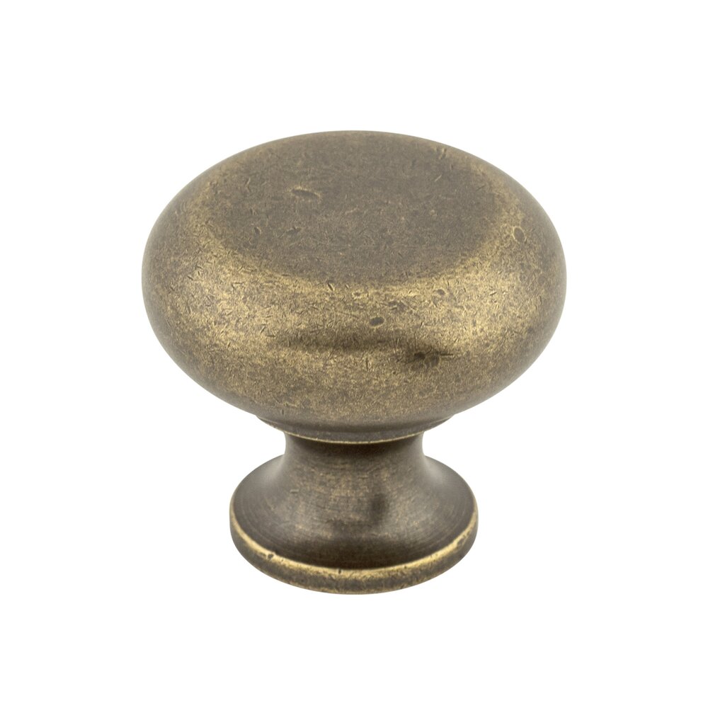 Top Knobs Flat Faced 1 1/4" Diameter Mushroom Knob in German Bronze