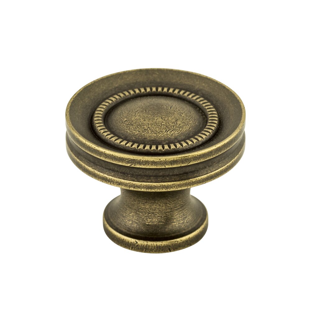 Top Knobs Button Faced 1 1/4" Diameter Mushroom Knob in German Bronze