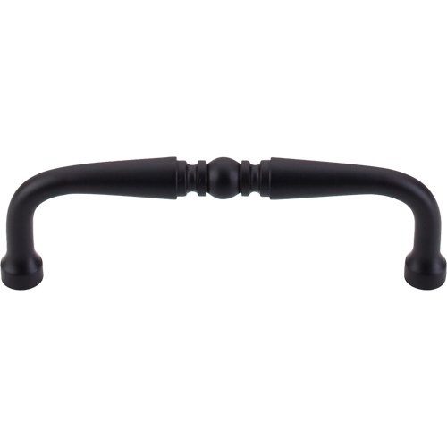 Top Knobs Pull 3 1/2" Centers - Flat Black