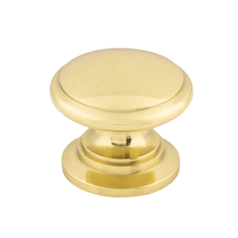 Top Knobs Ray 1 1/4" Diameter Mushroom Knob in Polished Brass