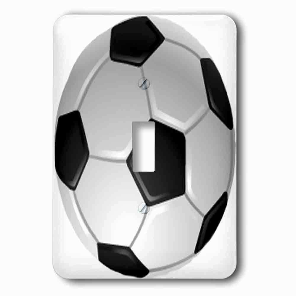 Jazzy Wallplates Single Toggle Wallplate With Soccer Ball