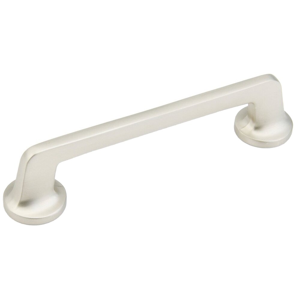 Schaub and Company 5" Centers Rounded Handle in Satin Nickel