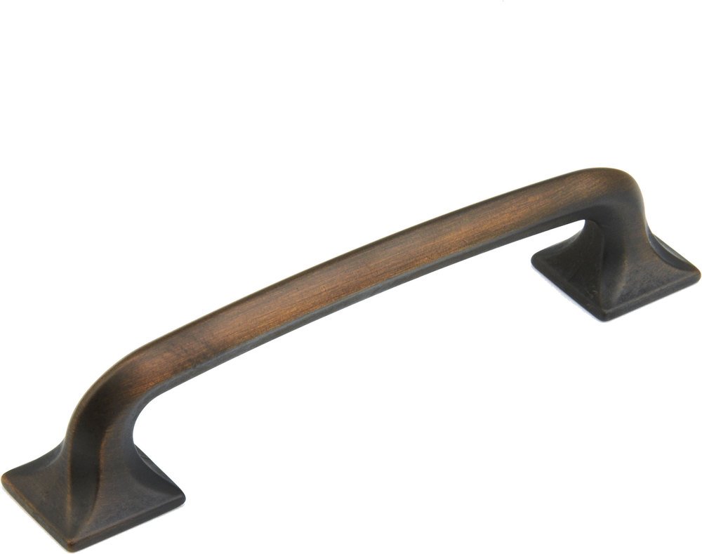 Schaub and Company 5" Centers Squared Handle in Ancient Bronze