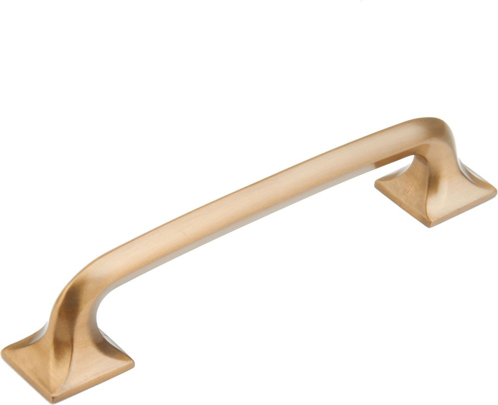 Schaub and Company 5" Centers Squared Handle in Brushed Bronze