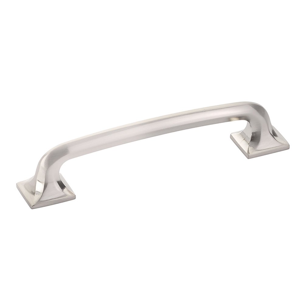 Schaub and Company 5" Centers Squared Handle in Brushed Nickel
