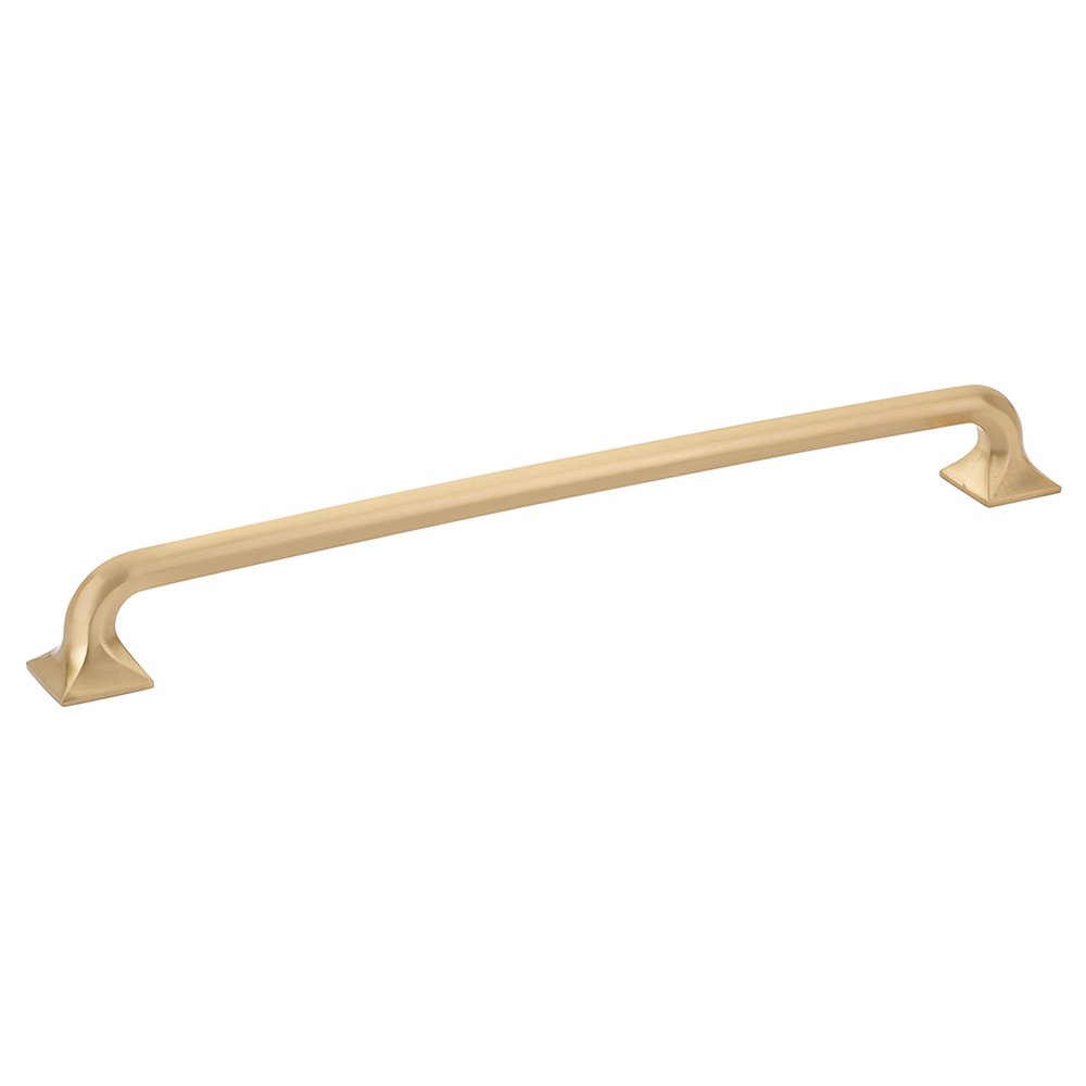 Schaub and Company 15" Centers Squared Appliance Pull in Signature Satin Brass