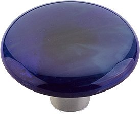 Schaub and Company 1 1/2" Diameter Round Knob in Sapphire Silk