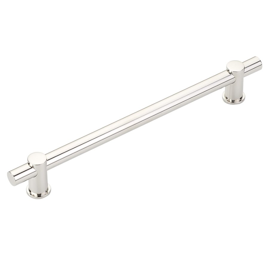 Schaub and Company 8" Centers Bar Pull in Polished Nickel