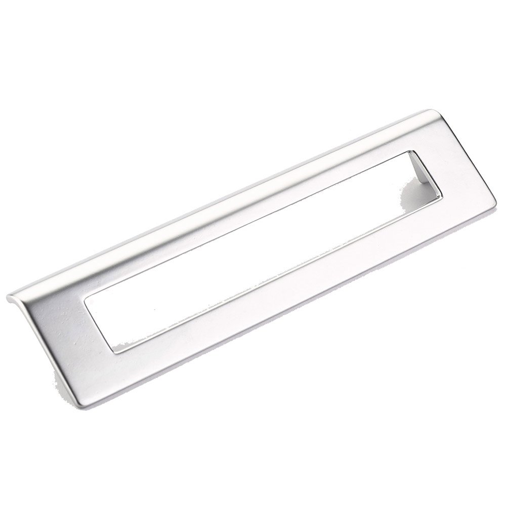 Schaub and Company 6 1/4" Centers Angled Rectangle Pull in Matte Chrome