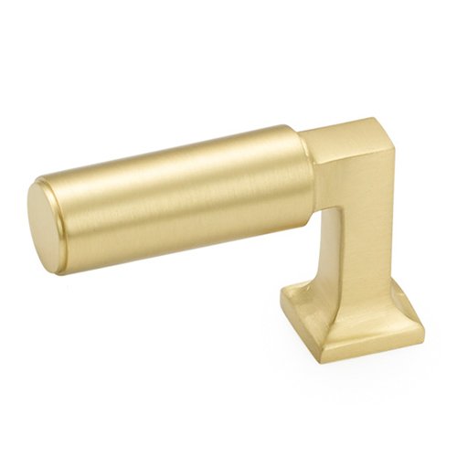 Schaub and Company 2" Long Finger Pull in Satin Brass