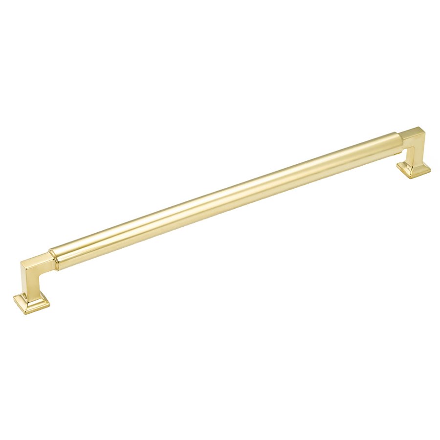 Schaub and Company 15" Centers Appliance Pull in Unlacquered Brass