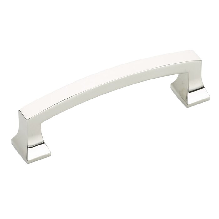 Schaub and Company 3 1/2" Centers Arched Pull in Polished Nickel