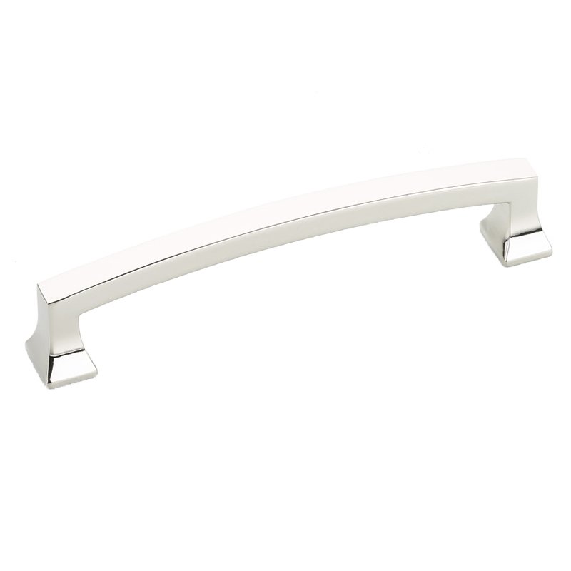 Schaub and Company 5" Centers Arched Pull in Polished Nickel