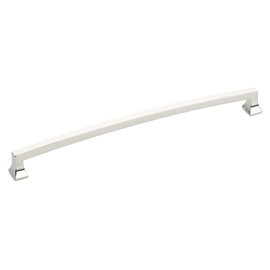 Schaub and Company 10" Centers Arched Oversized Pull in Polished Nickel