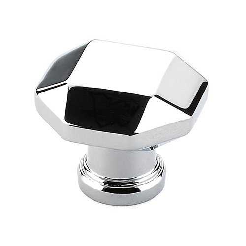 Schaub and Company 1 1/4" Diameter Faceted Knob in Polished Chrome