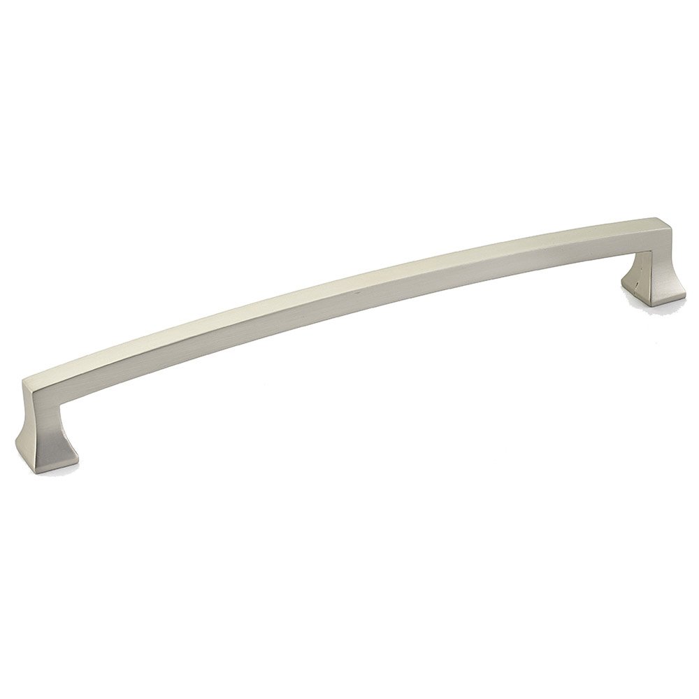 Schaub and Company 8" Centers Arched Pull in Satin Nickel