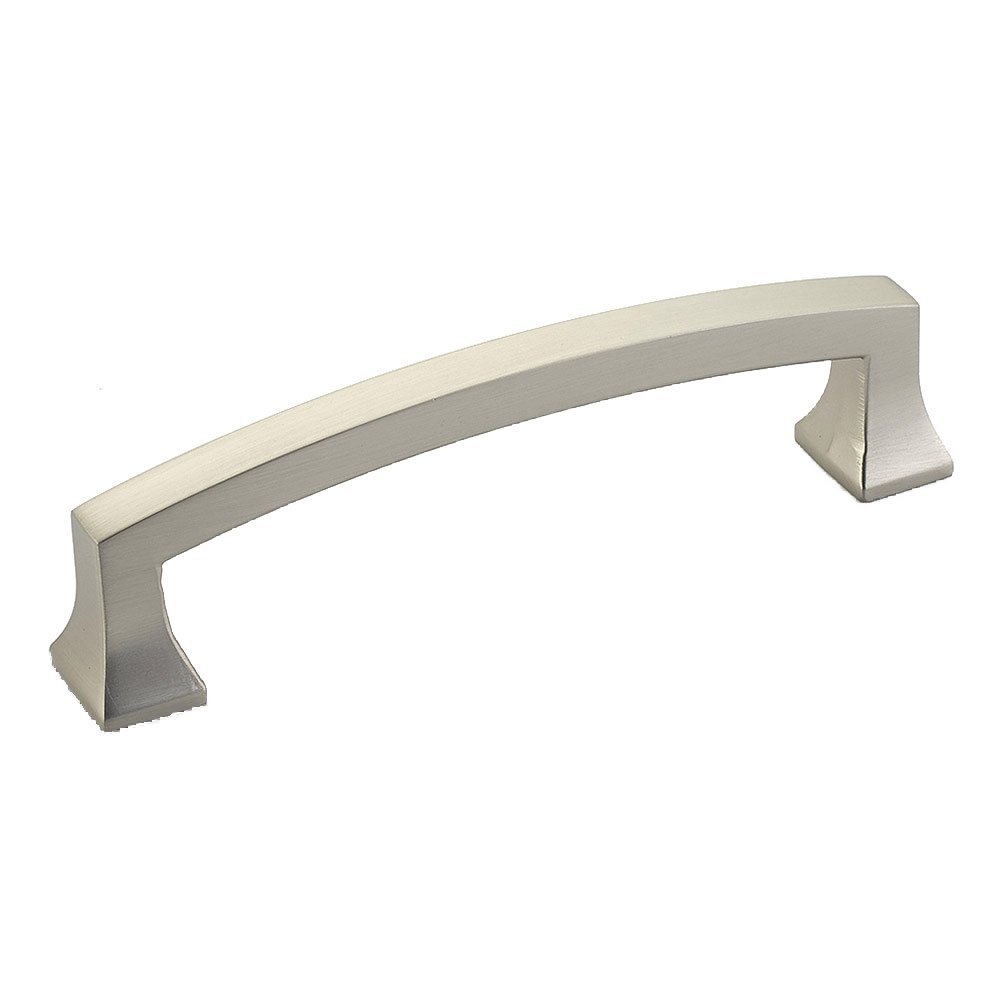 Schaub and Company 4" Centers Arched Pull in Satin Nickel
