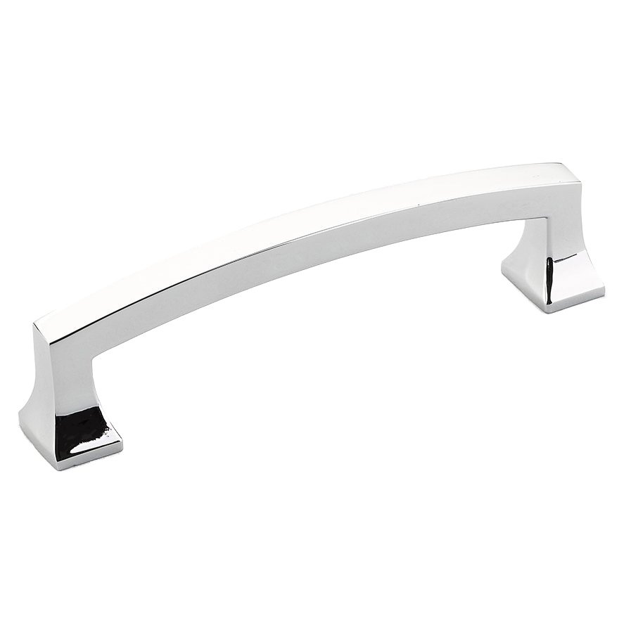 Schaub and Company 4" Centers Arched Pull in Polished Chrome