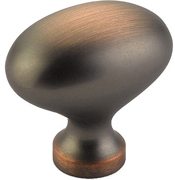 Schaub and Company 1 3/8" Oval Knob in Aurora Bronze