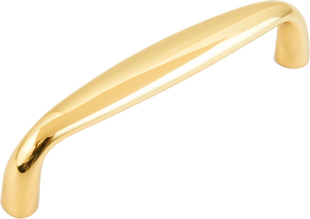 Schaub and Company 4" Tapered Handle in Polished Brass