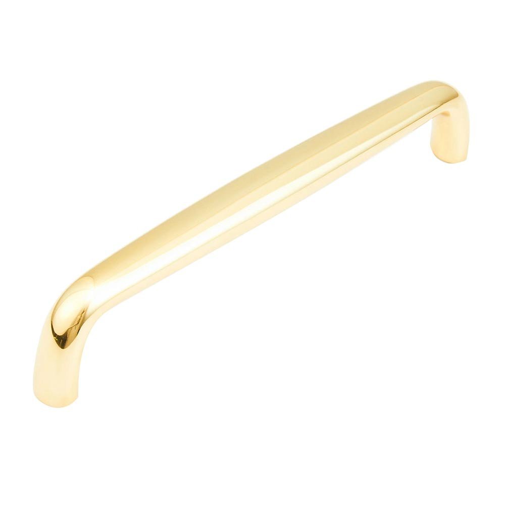 Schaub and Company Tapered 10" ( 254mm ) Center Pull in Polished Brass