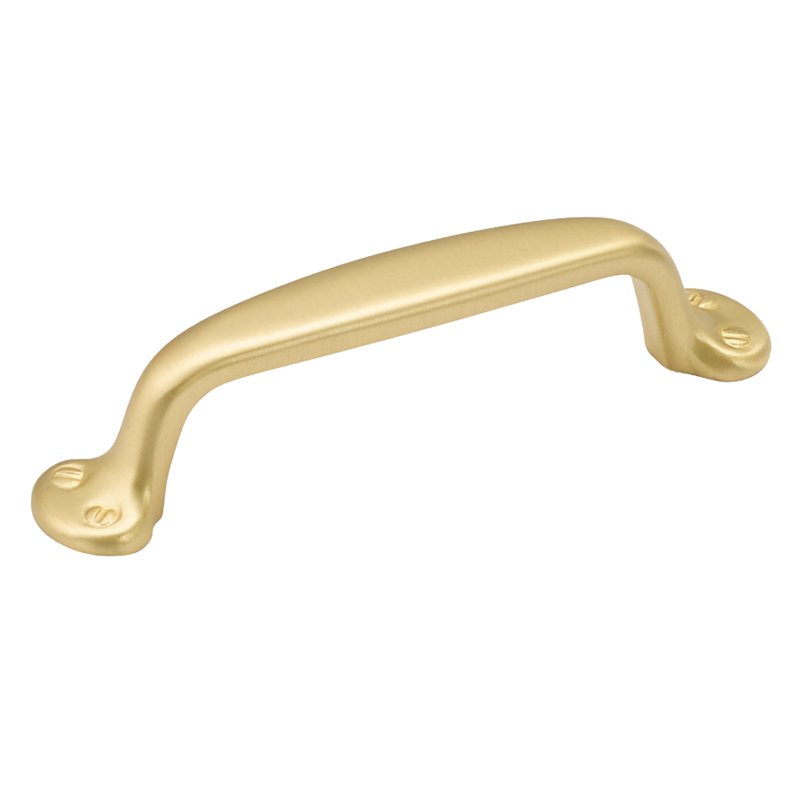 Schaub and Company 4" Centers Pull in Satin Brass