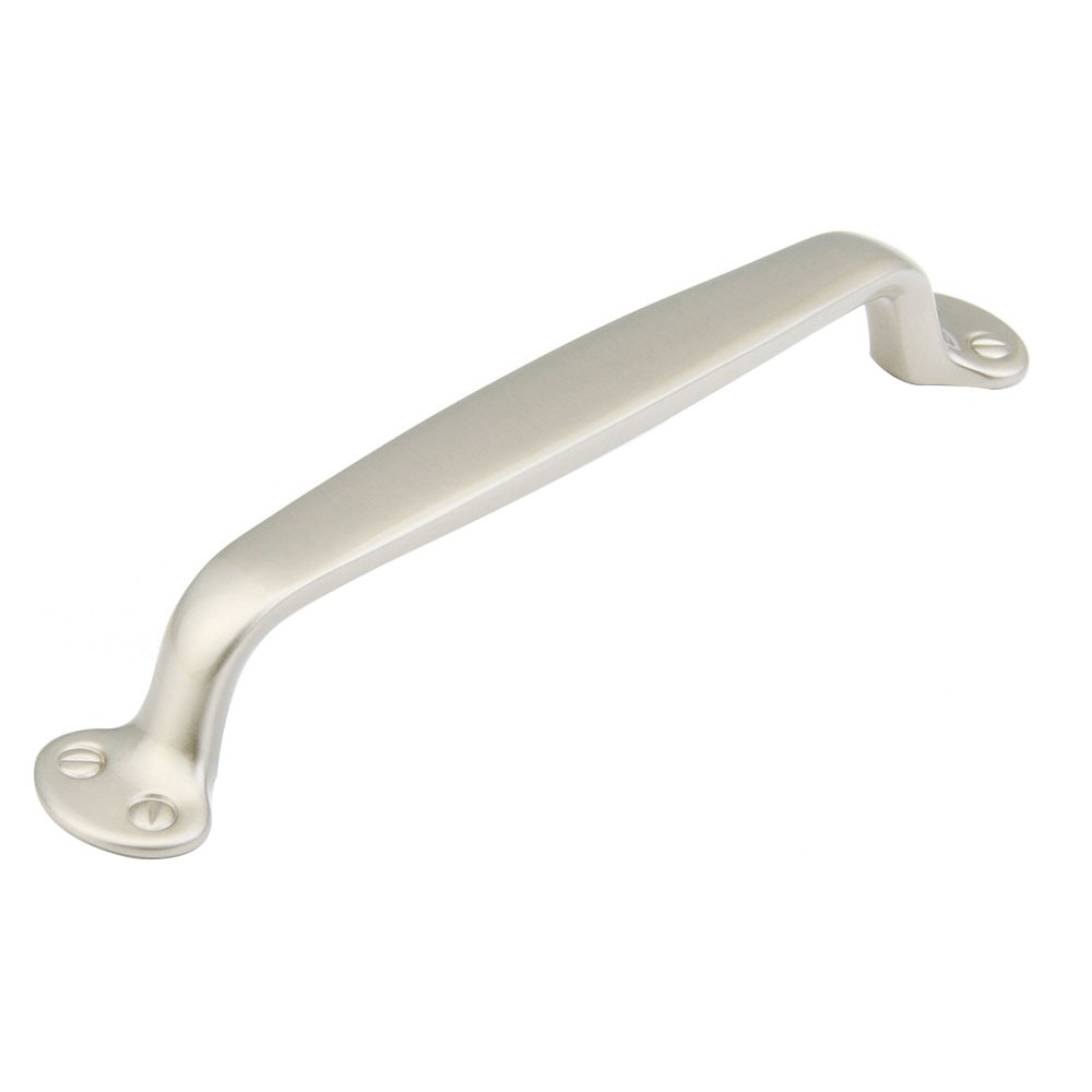 Schaub and Company 6" Centers Country Pull in Satin Nickel