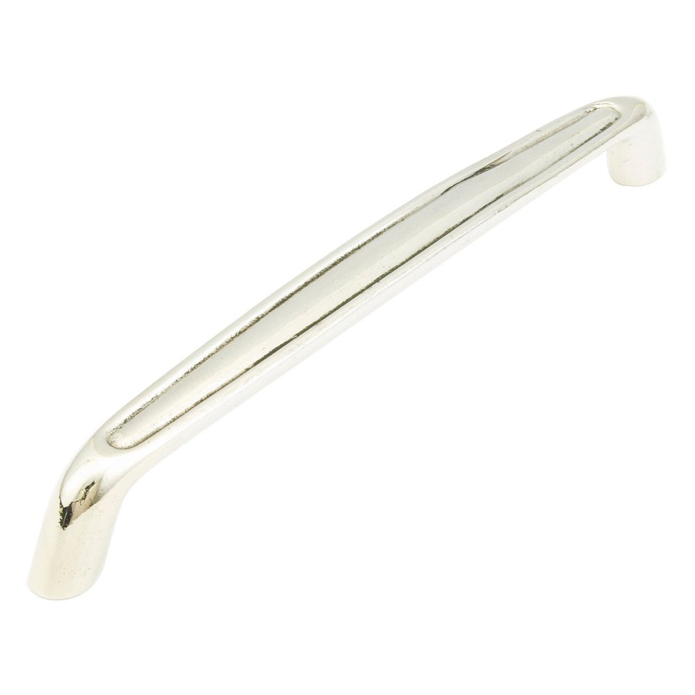 Schaub and Company 10" Centers Handle in Polished White Bronze