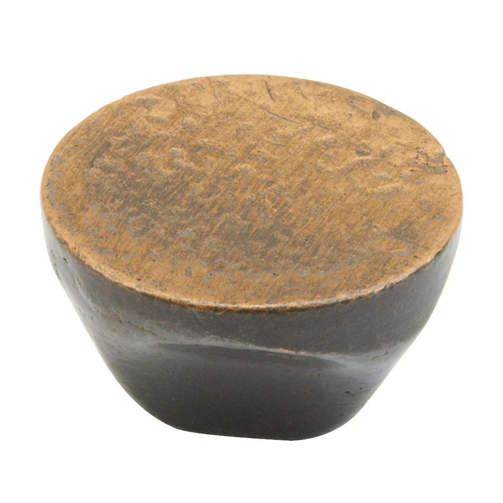 Schaub and Company 1 1/4" Round Textured Knob in Antique Bronze