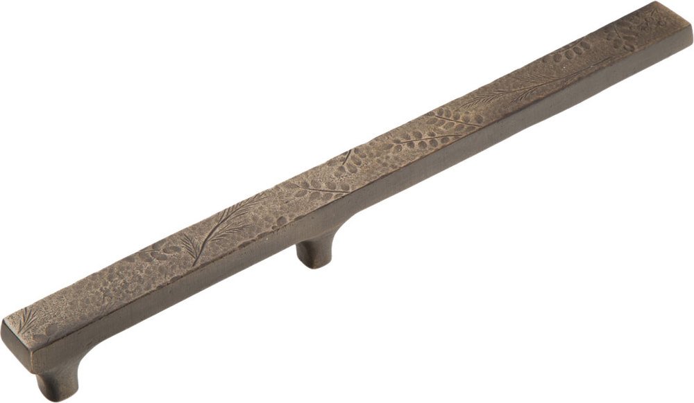 Schaub and Company 5 1/2" (140mm) Centers Fossil Impressions Straight Pull in Antique Iron