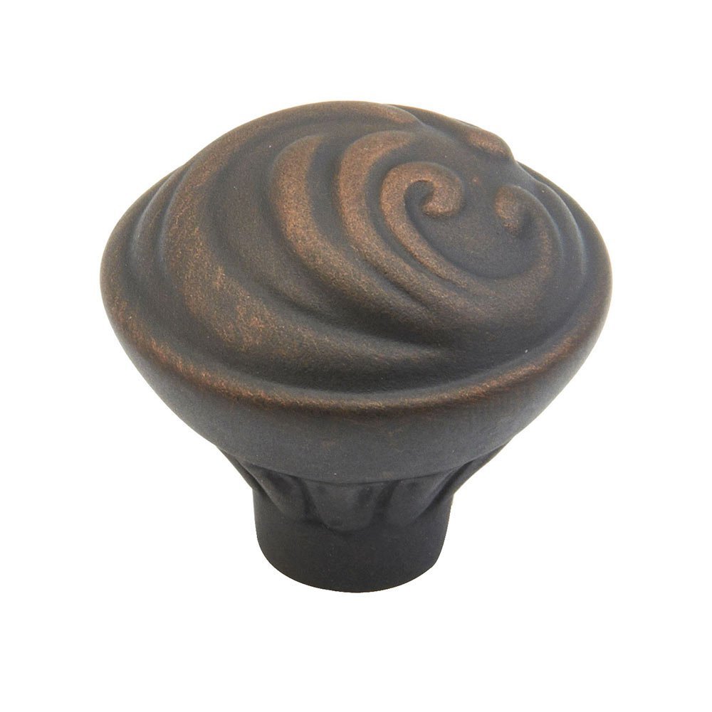 Schaub and Company Ancient Bronze 1 3/8" Forged Solid Brass Knob