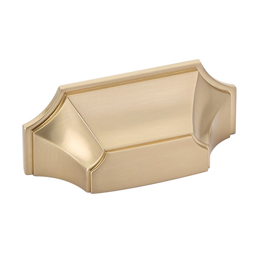 Schaub and Company 3" (76mm) Center Cup Pull Signature Satin Brass