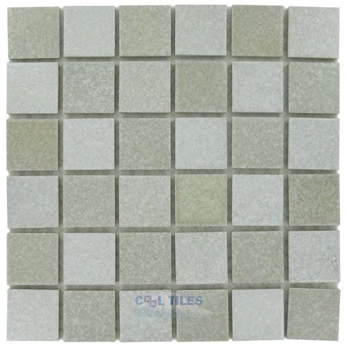Stellar Tile 2" x 2" Porcelain Mosaic Tile in GLOW IN THE DARK Checkerboard