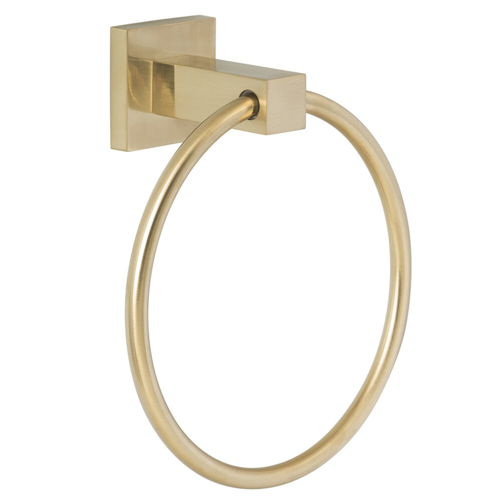 Sure-Loc Towel Ring in Satin Brass