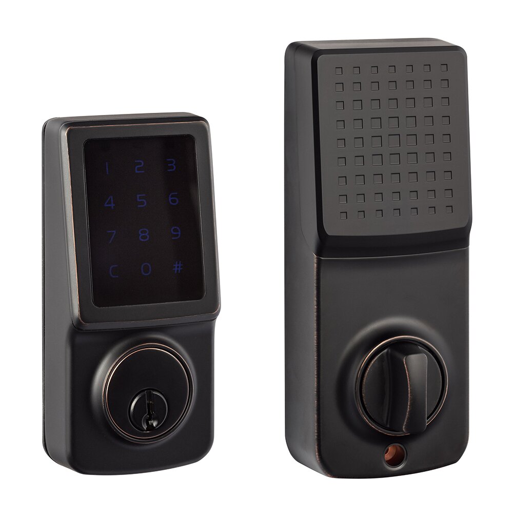 Sure-Loc Touch Screen Deadbolt with Z-Wave Plus in Vintage Bronze