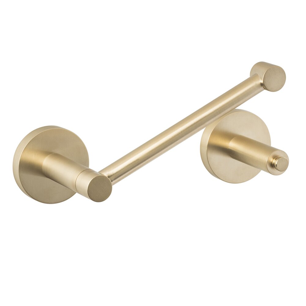 Sure-Loc Two Post Toilet Paper Holder in Satin Brass