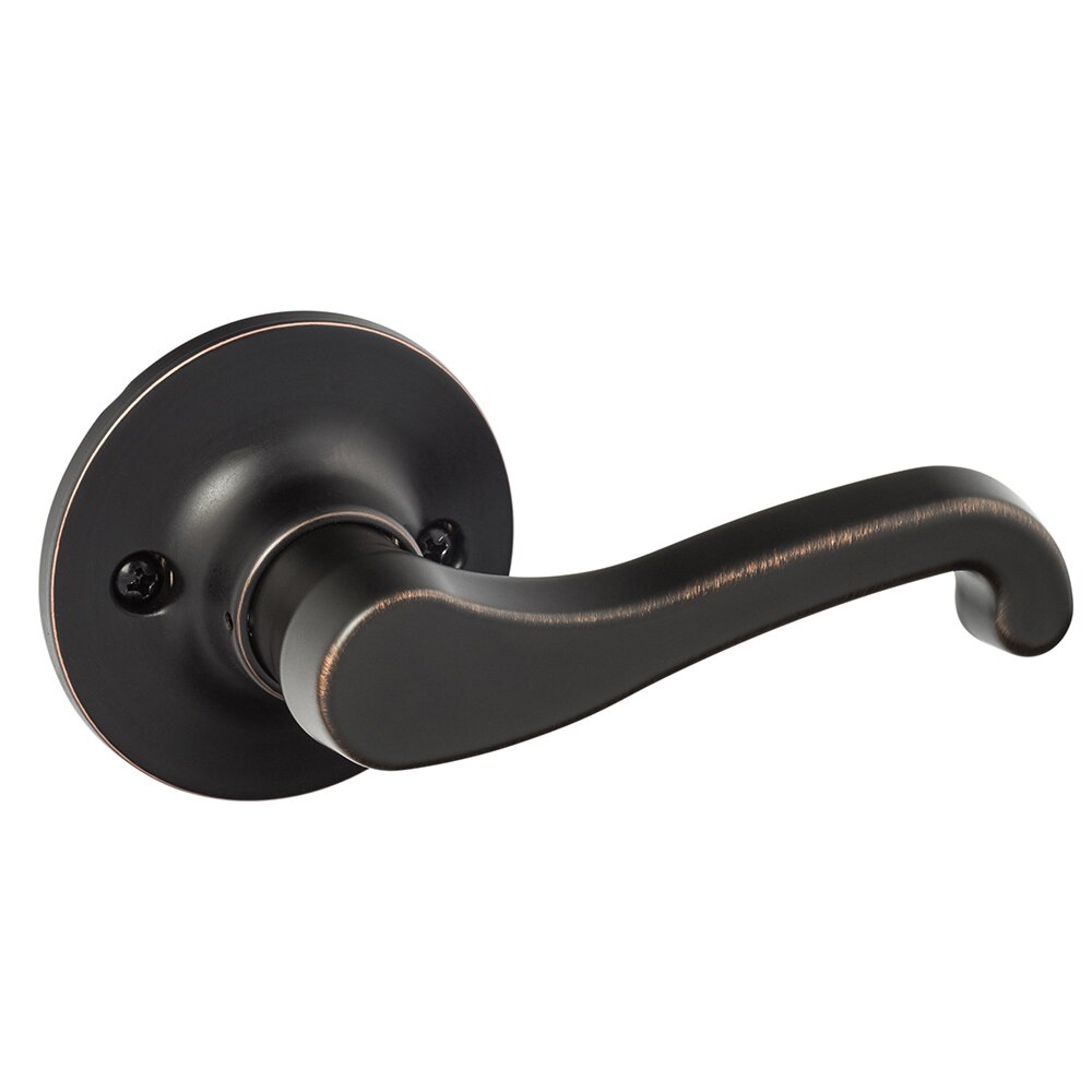 Sure-Loc Sage Single Dummy Right Handed Door Lever with Round Rosette in Vintage Bronze