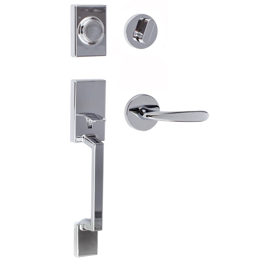 Sure-Loc Stockholm Dummy Handleset with Torino Trim in Polished Chrome