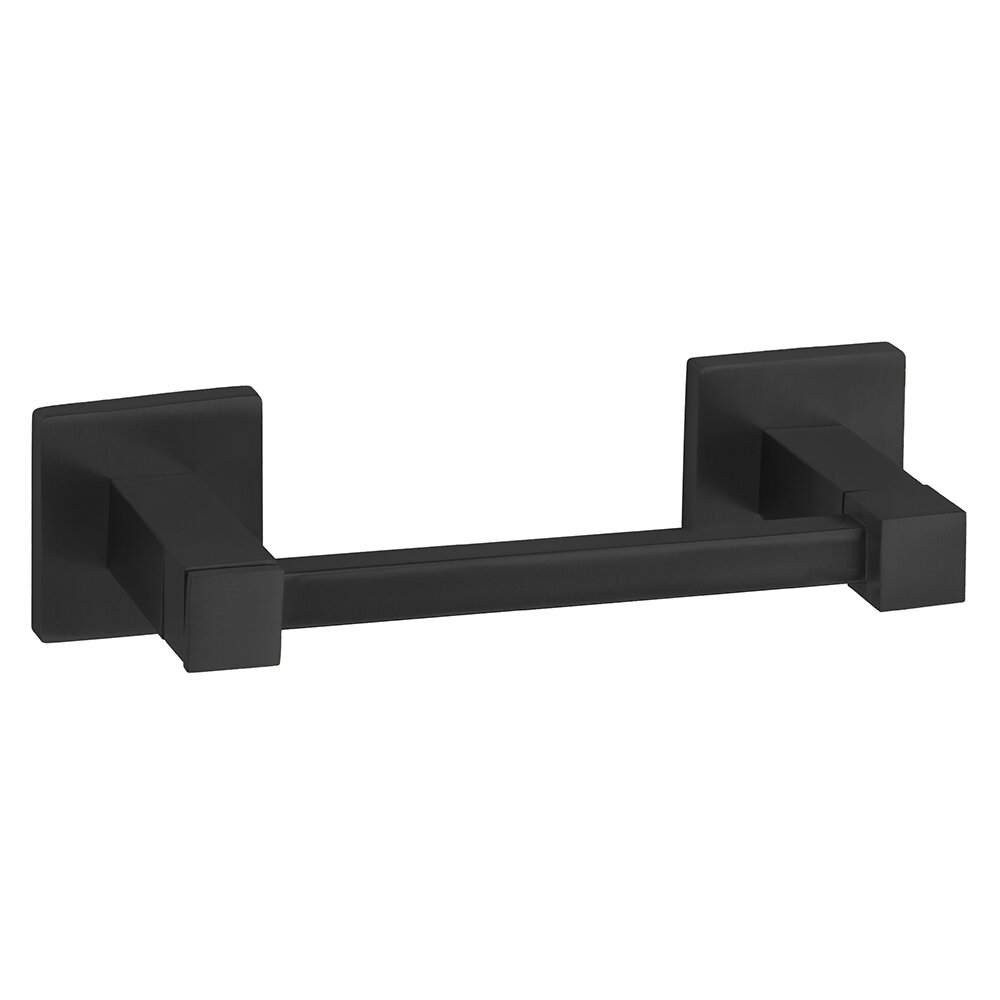 Sure-Loc Two-Post Toilet Paper Holder in Flat Black