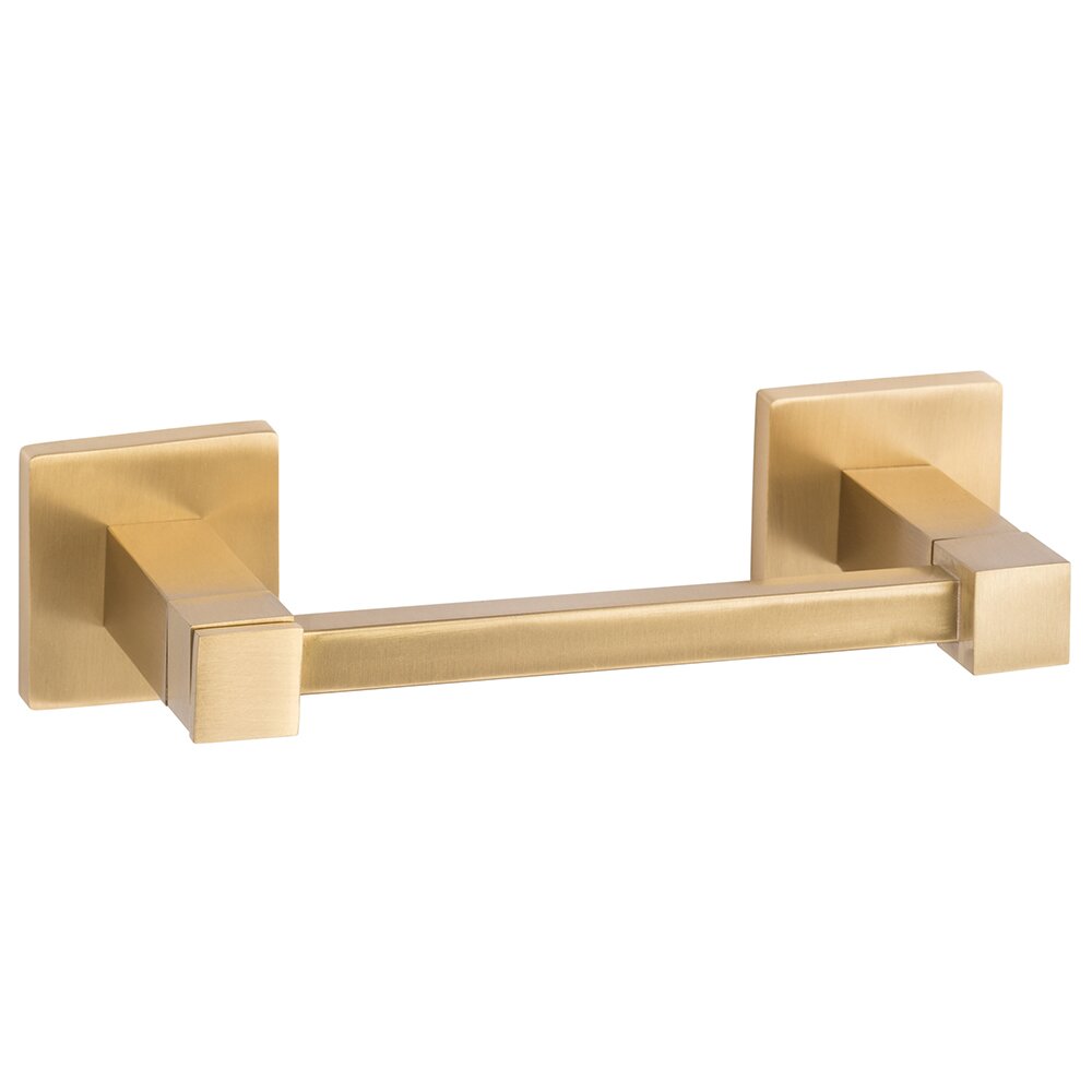Sure-Loc Two-Post Toilet Paper Holder in Satin Brass